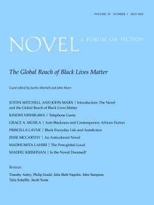 Cover page showing table of contents for issue